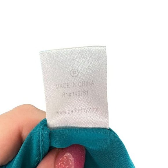 Parker Bradley Silk Romper Size 2 Faux-Wrap Floral Blue - Picture 11 of 11